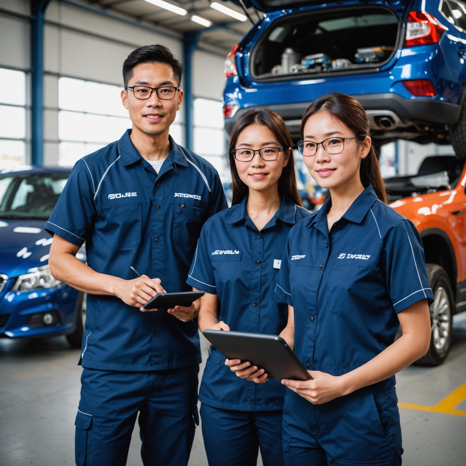 Starcon Auto Hub technicians